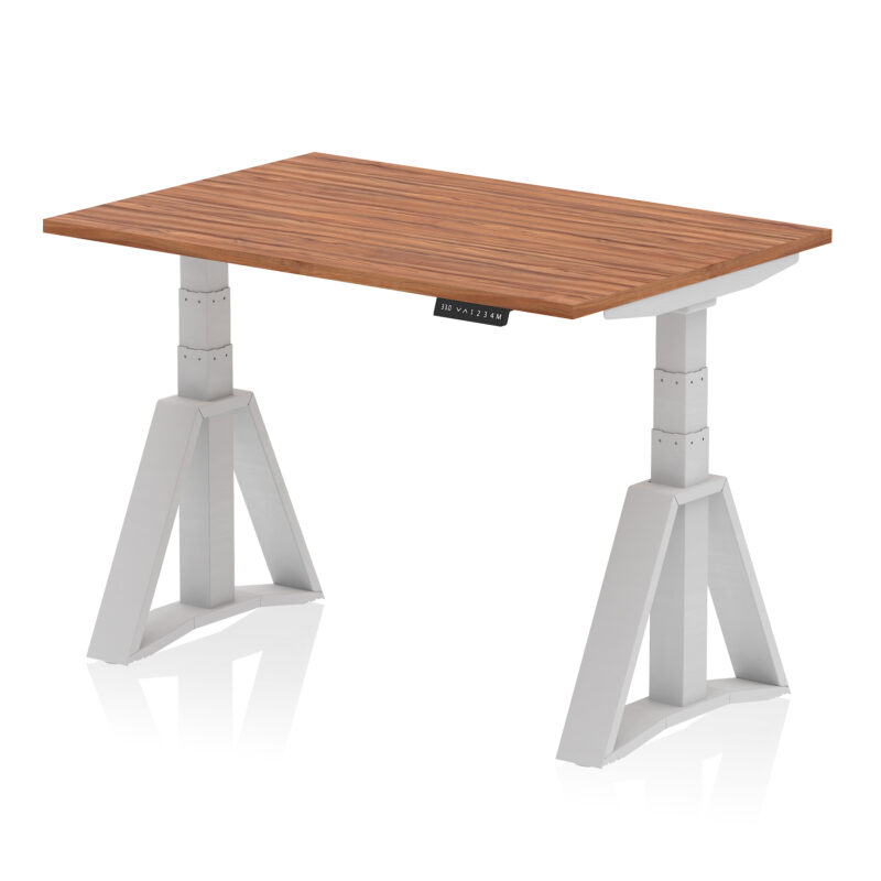 air height adjustable desk without cable ports with piste foot