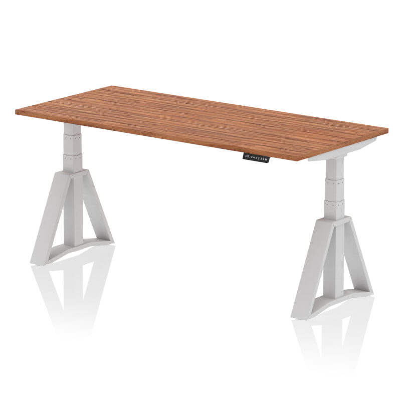 air height adjustable desk without cable ports with piste foot