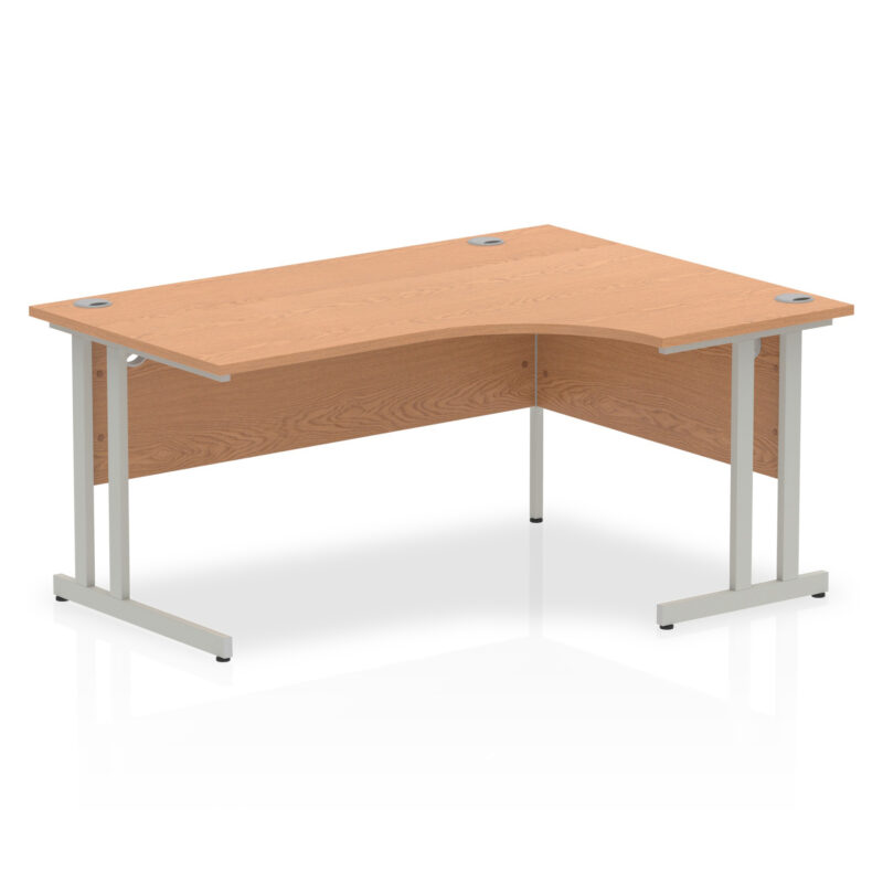 impulse 1600mm right crescent desk cantilever leg