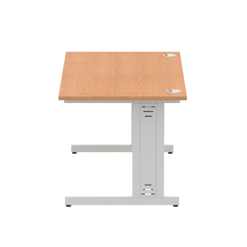 impulse 1400mm straight desk cable managed leg