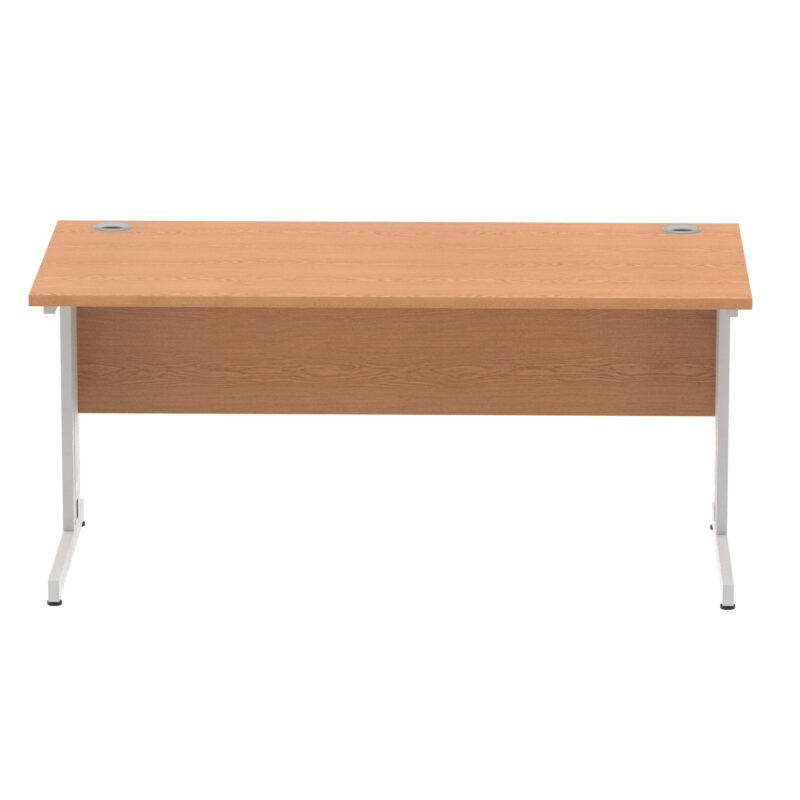 impulse 1600mm straight desk cable managed leg