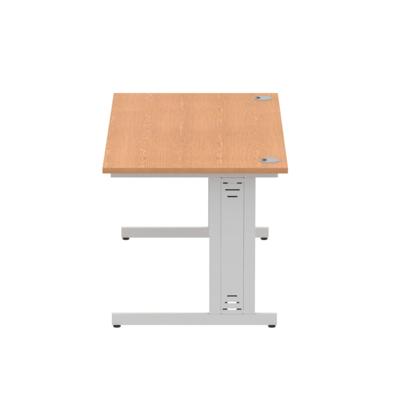impulse 1600mm straight desk cable managed leg