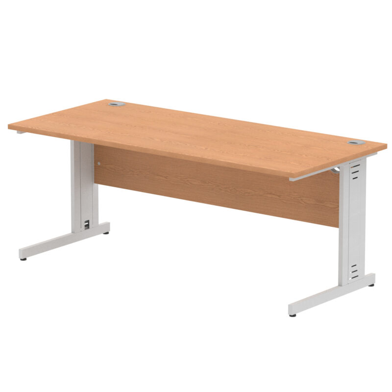 impulse 1800mm straight desk cable managed leg