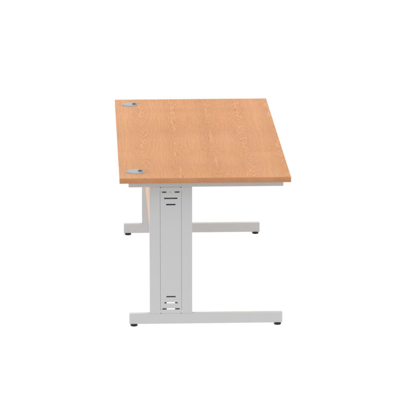 impulse 1800mm straight desk cable managed leg