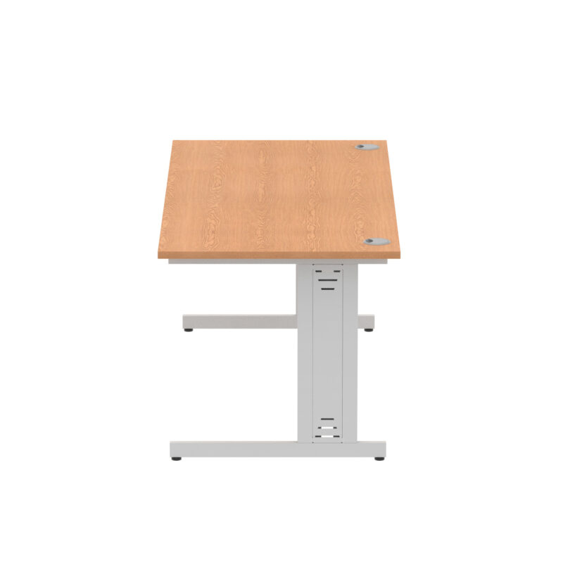 impulse 1800mm straight desk cable managed leg