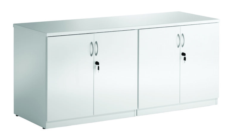 high gloss twin cupboard with credenza top
