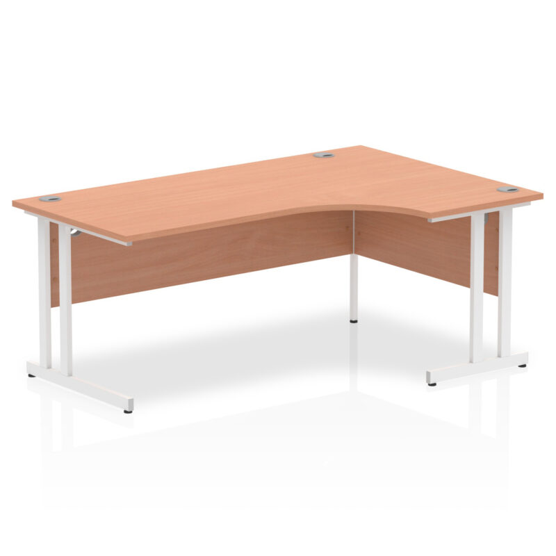 impulse 1800mm right crescent desk cantilever leg
