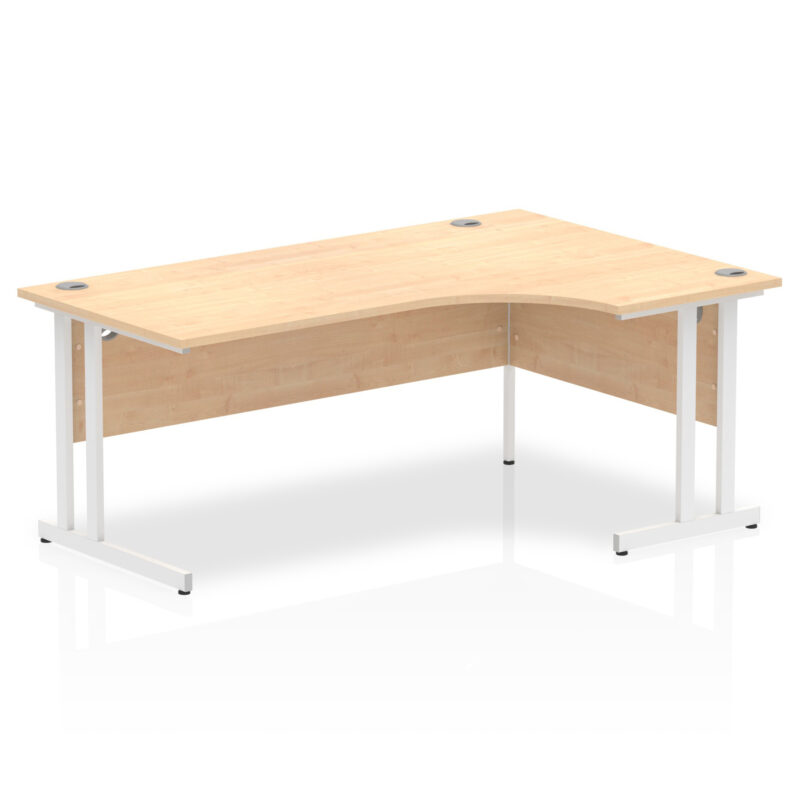impulse 1800mm right crescent desk cantilever leg