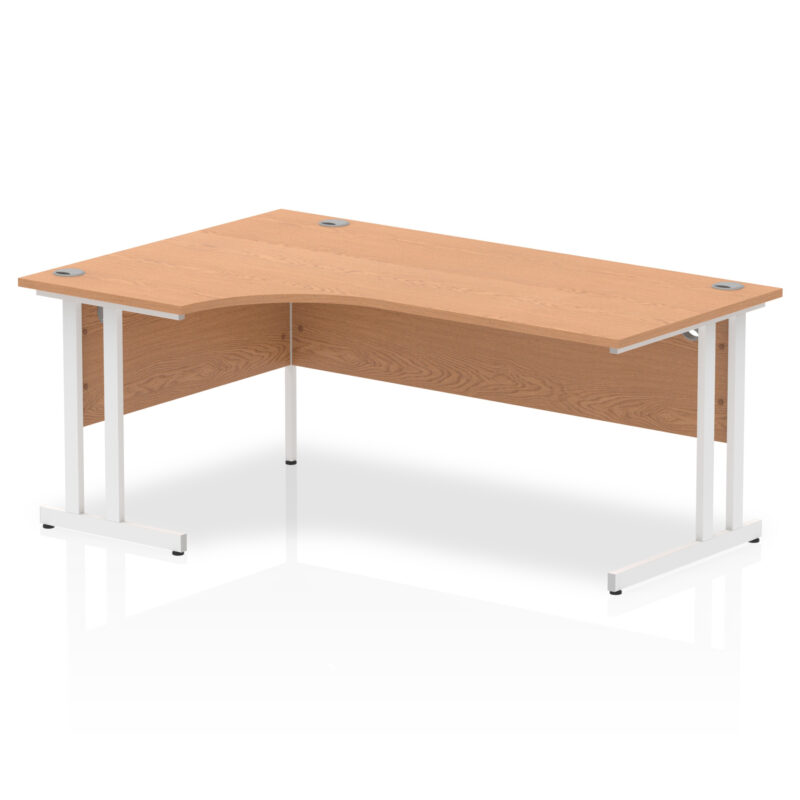 impulse 1800mm left crescent desk cantilever leg