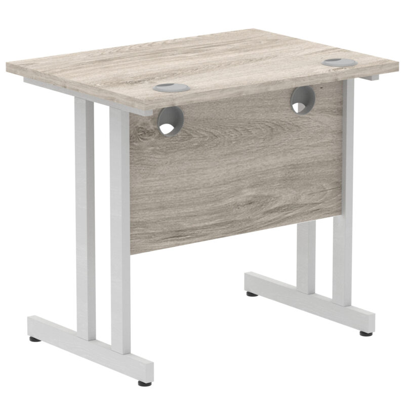 impulse 800mm slimline desk cantilever leg
