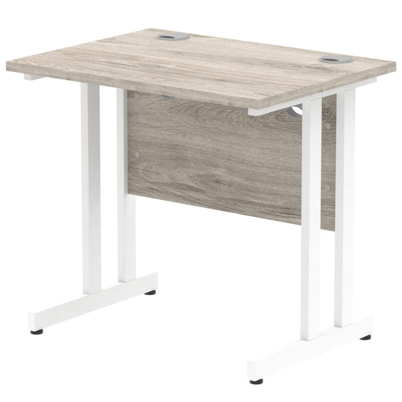 impulse 800mm slimline desk cantilever leg