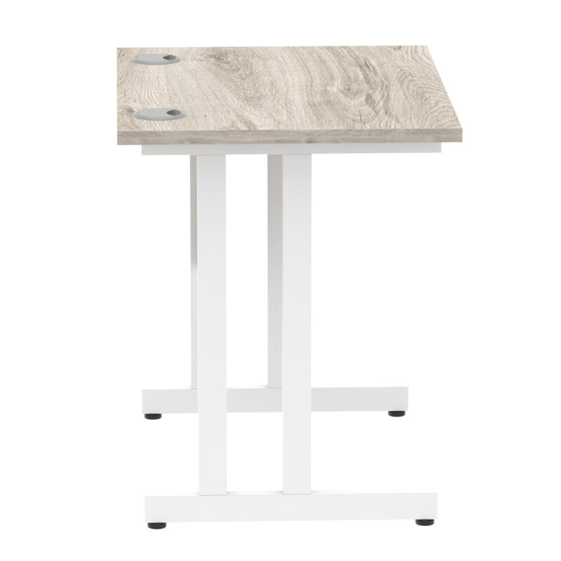 impulse 800mm slimline desk cantilever leg