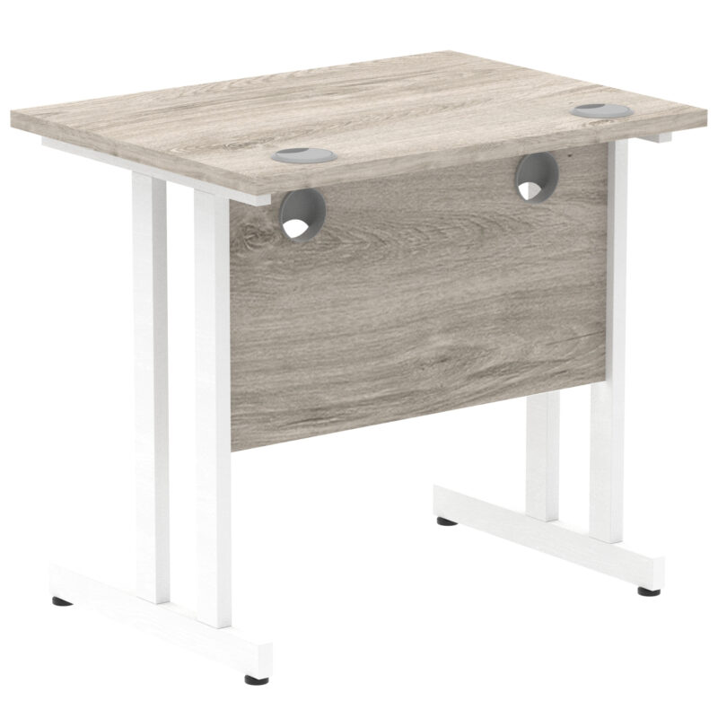 impulse 800mm slimline desk cantilever leg