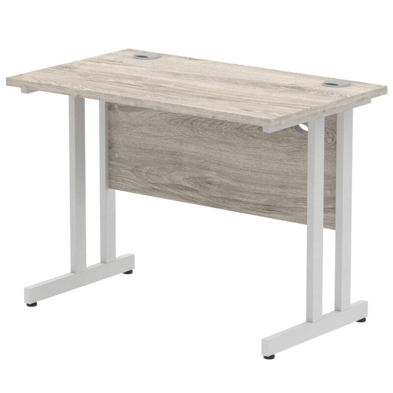 impulse 1000mm slimline desk cantilever leg