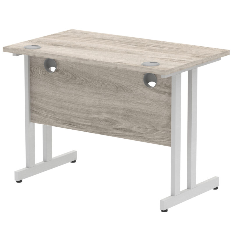 impulse 1000mm slimline desk cantilever leg
