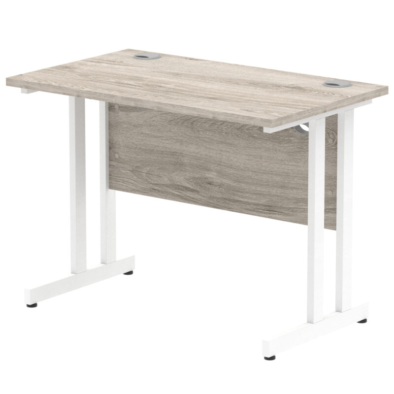 impulse 1000mm slimline desk cantilever leg