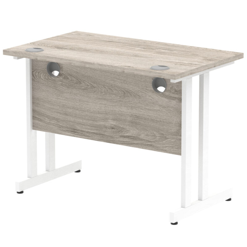impulse 1000mm slimline desk cantilever leg