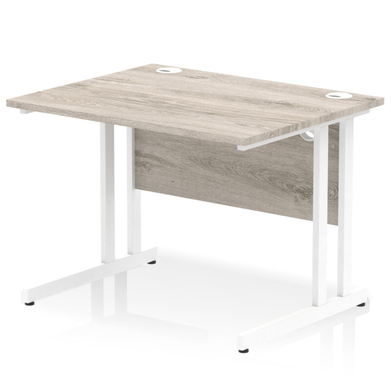 impulse 1000mm straight desk cantilever leg