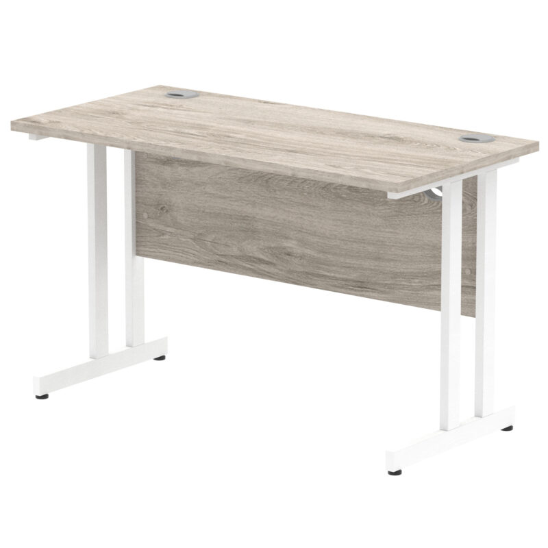 impulse 1200mm slimline desk cantilever leg
