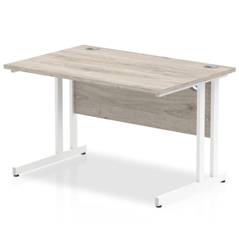 impulse 1200mm straight desk cantilever leg