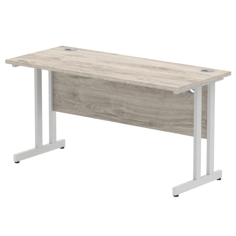 impulse 1400mm slimline desk cantilever leg