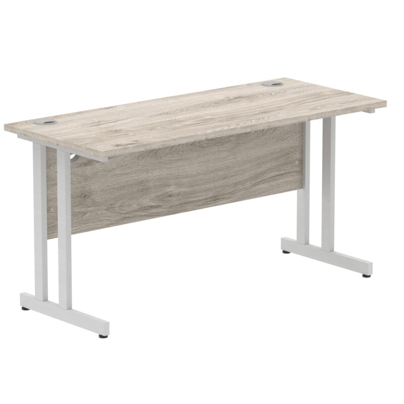 impulse 1400mm slimline desk cantilever leg