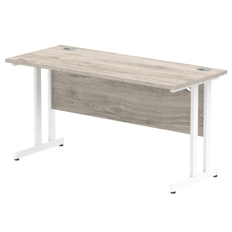 impulse 1400mm slimline desk cantilever leg