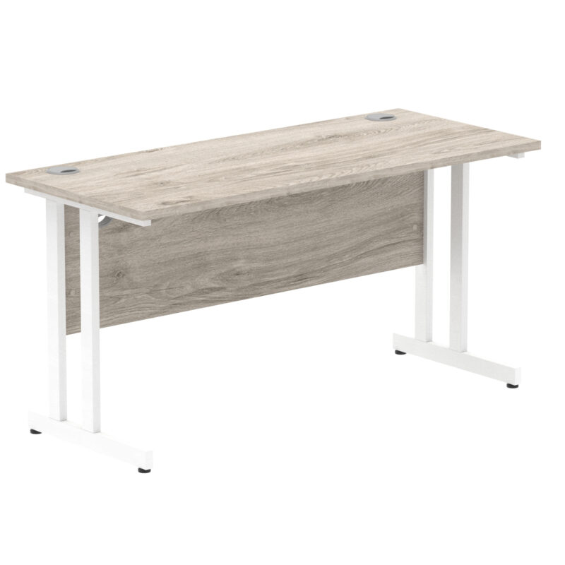 impulse 1400mm slimline desk cantilever leg