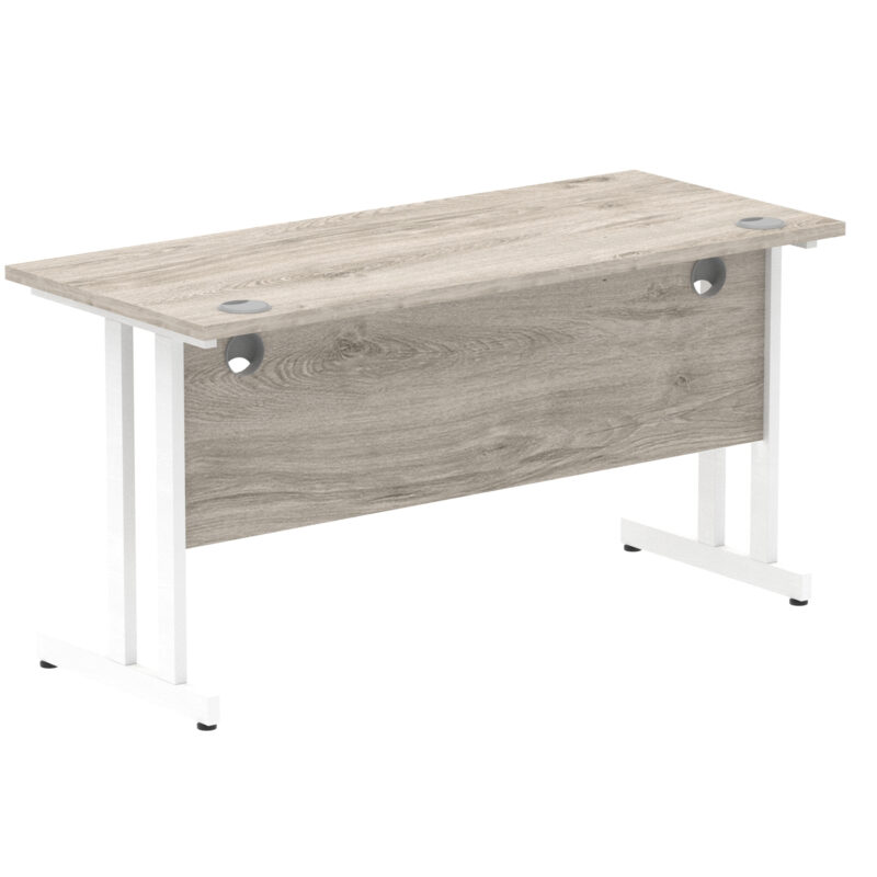 impulse 1400mm slimline desk cantilever leg