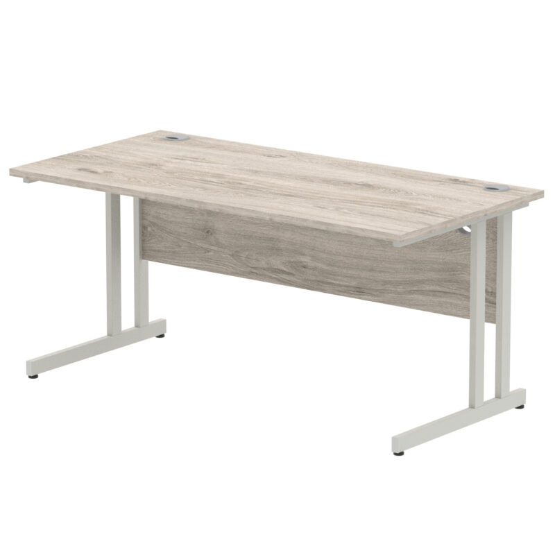 impulse 1600mm straight desk cantilever leg