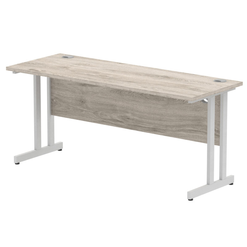 impulse 1600mm slimline desk cantilever leg