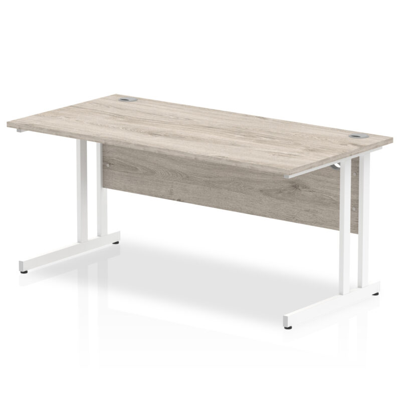 impulse 1600mm straight desk cantilever leg