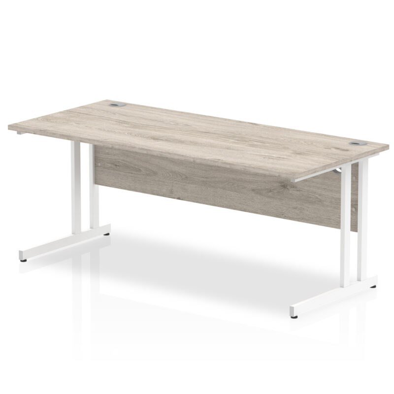 impulse 1800mm straight desk cantilever leg