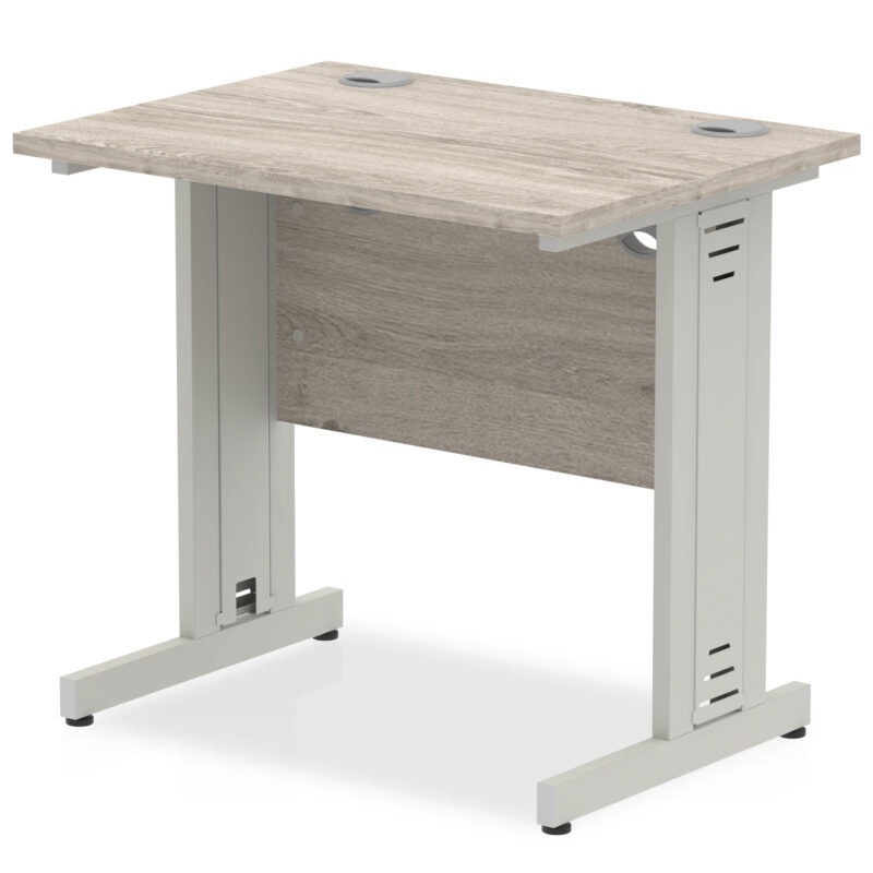 impulse 800mm slimline desk cable managed leg