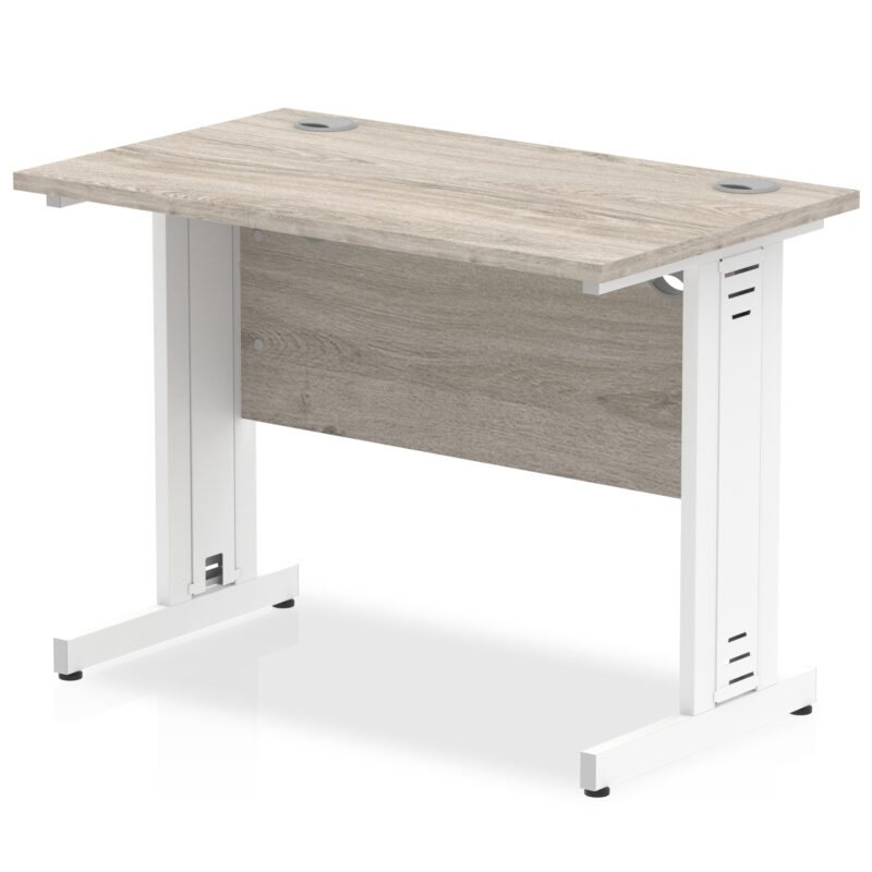 impulse 1000mm slimline desk cable managed leg