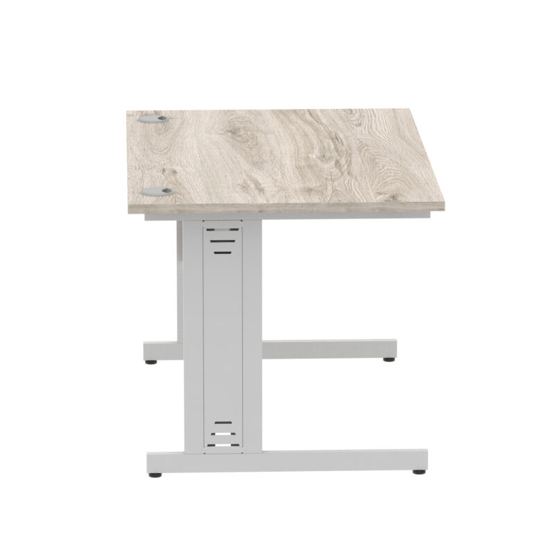 impulse 1200mm straight desk cable managed leg