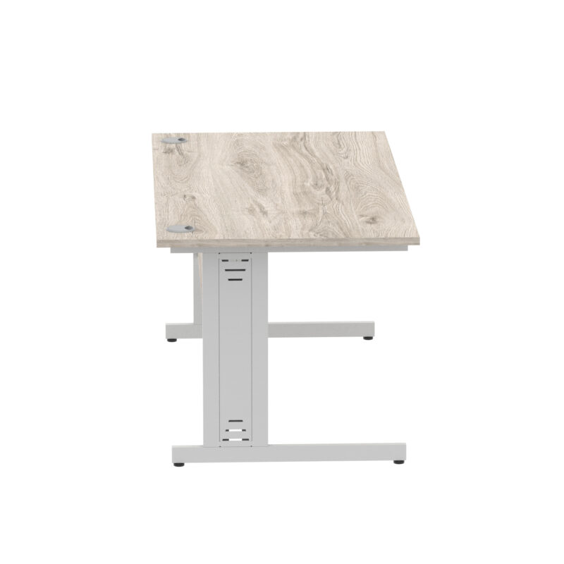impulse 1600mm straight desk cable managed leg