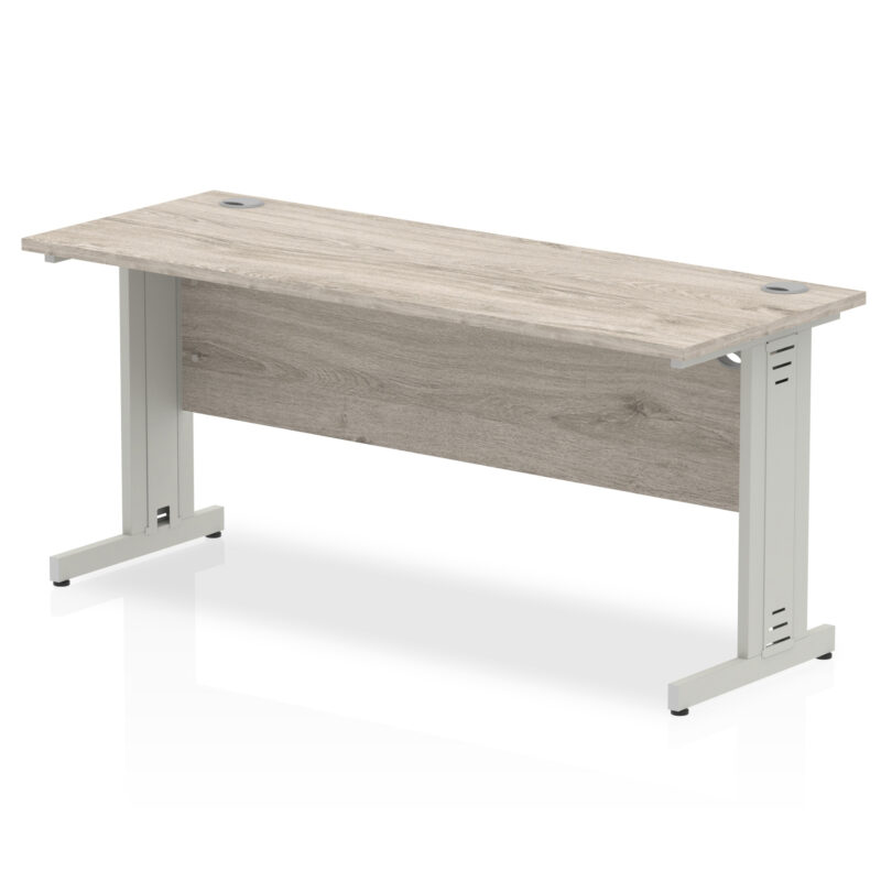 impulse 1600mm slimline desk cable managed leg