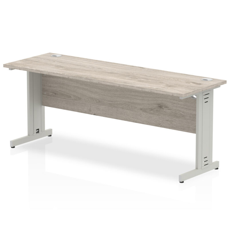 impulse 1800mm slimline desk cable managed leg