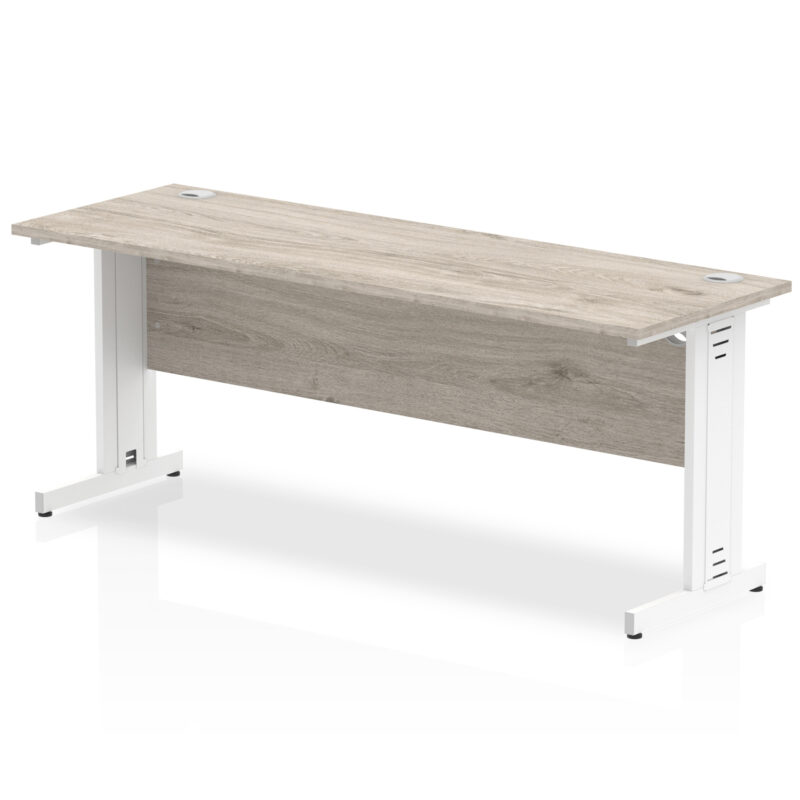 impulse 1800mm slimline desk cable managed leg