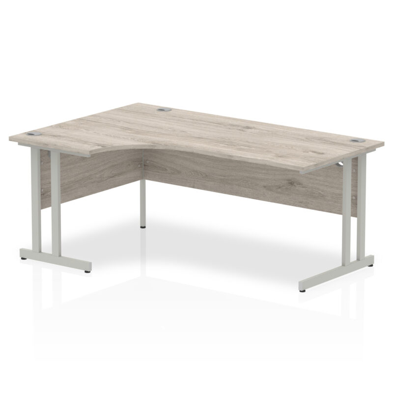 impulse 1800mm left crescent desk cantilever leg