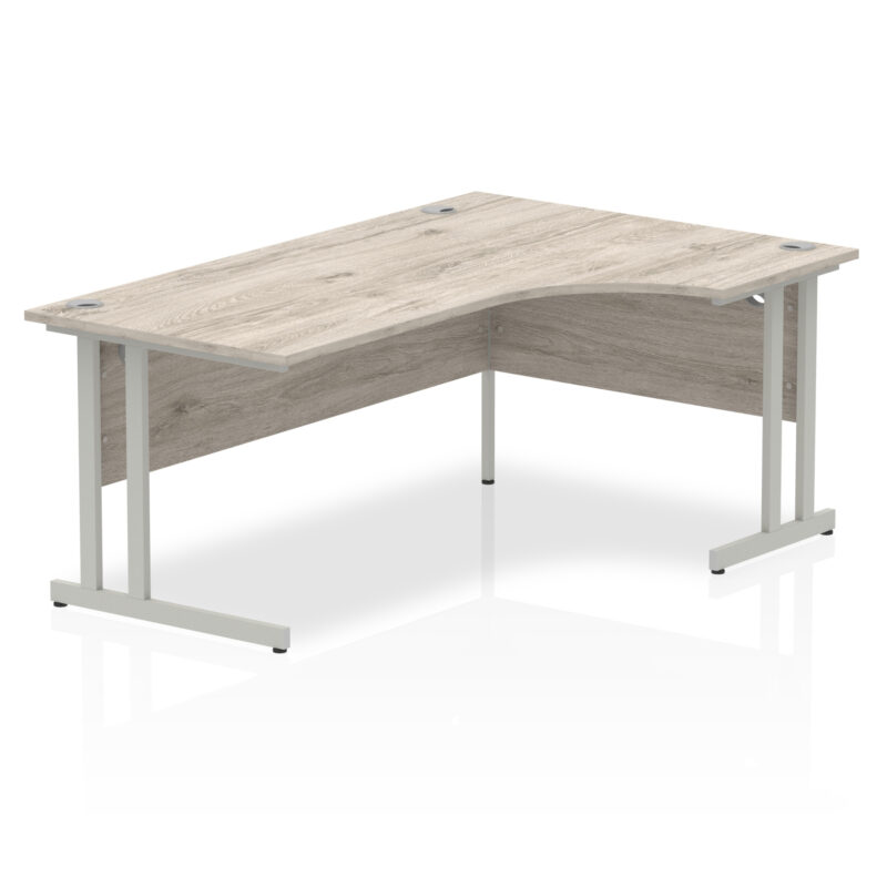 impulse 1800mm right crescent desk cantilever leg
