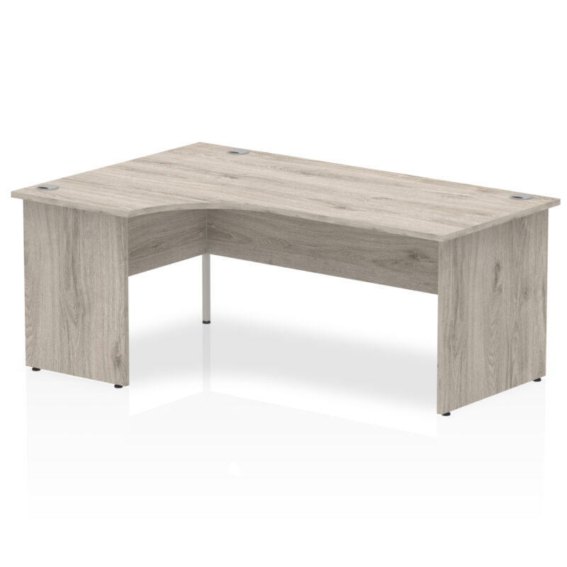 impulse 1800mm left crescent desk panel end leg
