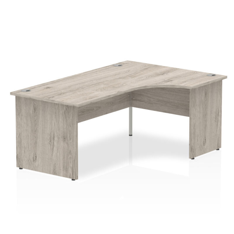 impulse 1800mm right crescent desk panel end leg