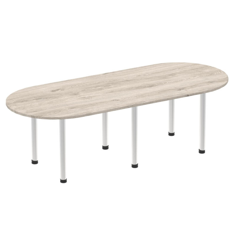 impulse boardroom table with post leg