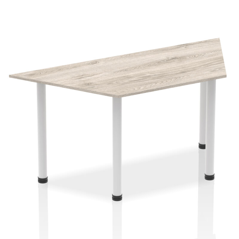 impulse trapezium table with post leg