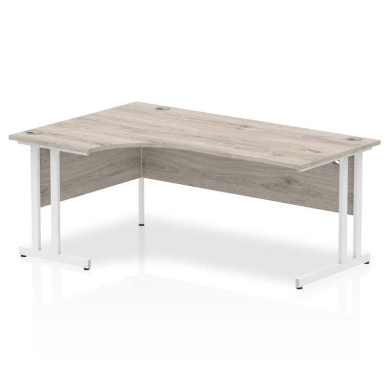 impulse 1800mm left crescent desk cantilever leg