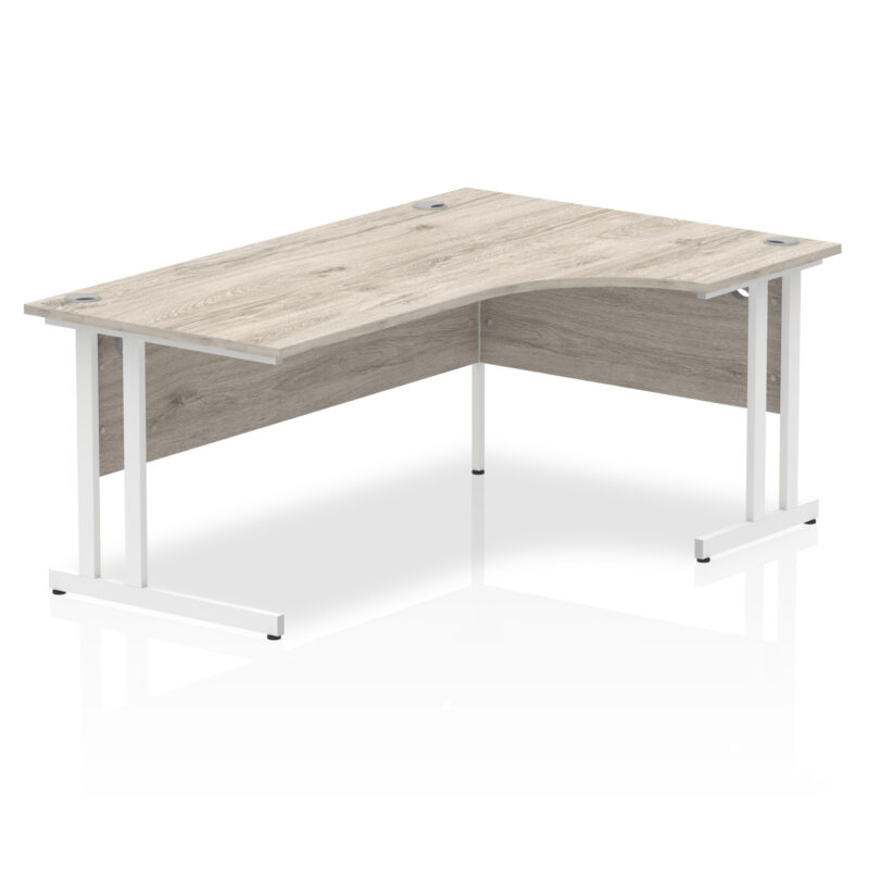 impulse 1800mm right crescent desk cantilever leg