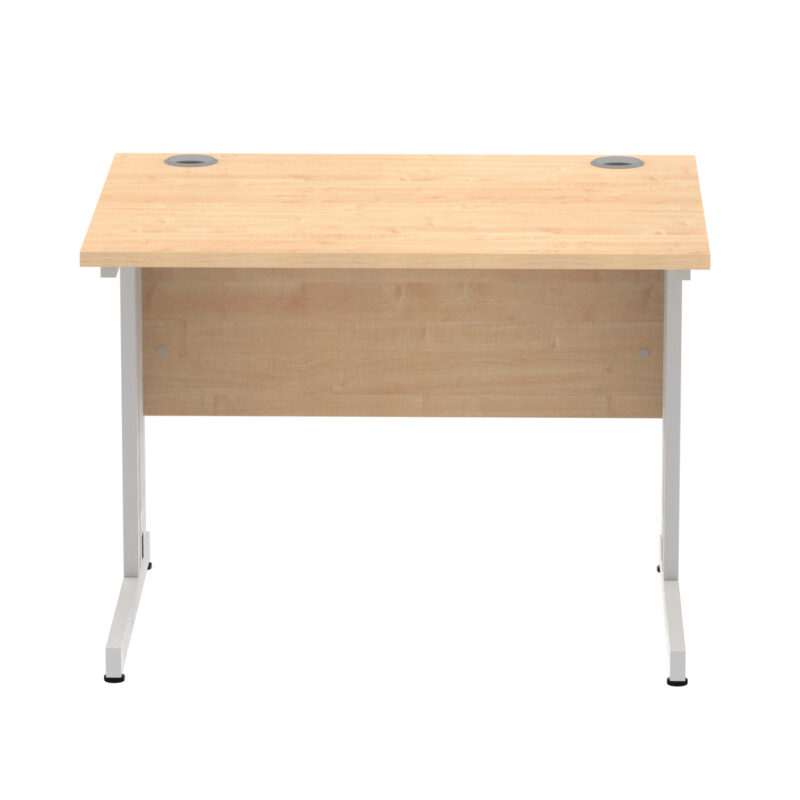 impulse 1000mm straight desk cable managed leg