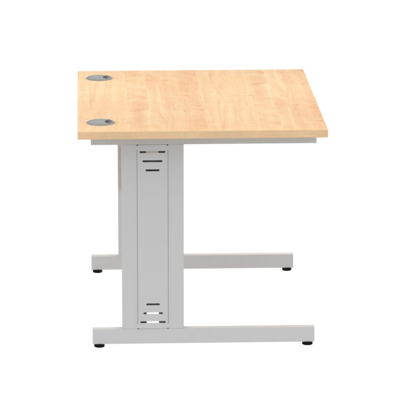 impulse 1000mm straight desk cable managed leg